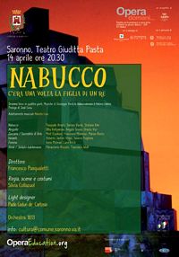"Nabucco" per festeggiare l'Unità d'Italia al teatro Giuditta Pasta Teatro Giuditta Pasta - Saronno
