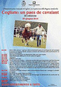 Cogliate: Fiera cavalli III edizione - 20 giugno 2010 Comune di Cogliate