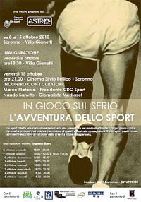 "In gioco sul serio" dall'8 ottobre lo sport in mostra a Saronno CDO Saronno