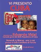 Vi presento Cuba: Incontro con il Console generale della Repubblica di Cuba, Eduardo Vidal Associazione nazionale di amicizia 